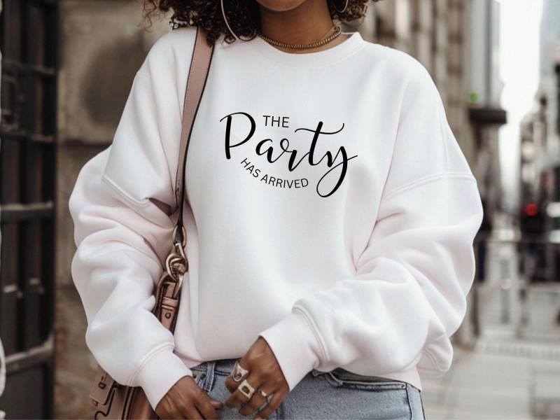 The Party Has Arrived, Fun Sweatshirt, Sweater, Tokio Hotel, Bill Kaulitz, Kaulitz Und Jga, Junggessellenabschied von KaSaCreationsStudio