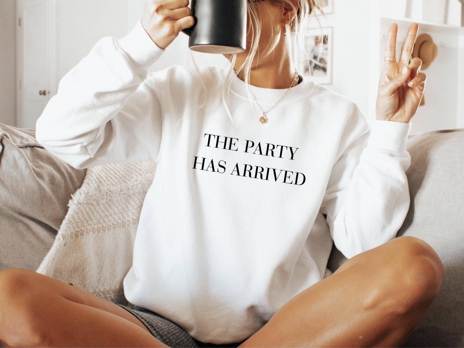 The Party Has Arrived, Fun Sweatshirt, Sweater, Tokio Hotel, Bill Kaulitz, Kaulitz Und Jga, Junggessellenabschied von KaSaCreationsStudio