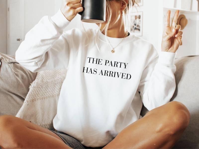 The Party Has Arrived, Fun Sweatshirt, Sweater, Tokio Hotel, Bill Kaulitz, Kaulitz Und Jga, Junggessellenabschied von KaSaCreationsStudio