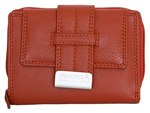 Damen Rot Weichleder Portemonnaie - Brieftasche Roberto von Kabana