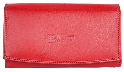Kabana Damen Weinrot Weichleder Brieftasche - Portemonnaie Kabana Damen Weinrot Weichleder Brieftasche - Portemonnaie von Kabana