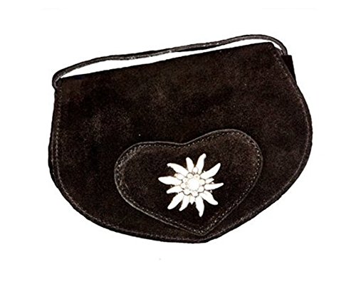 Kabe Damen Trachtentasche velour; Farbe: schwarz von Kabe