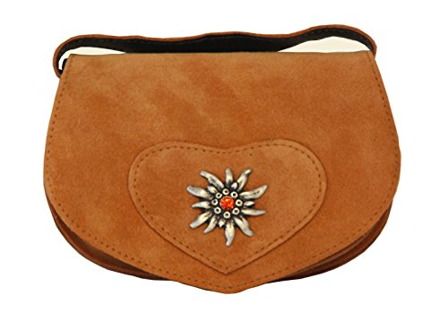 Kabe Damen Trachtentasche velour (one_size, orange) von Kabe