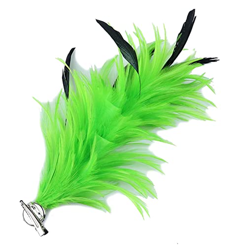 Kabelife Multicolor Federn Brosche Ansteckblume Corsage Federn Haarnadel Haarschmuck für Kleidung Taschen Hüte zum Hochzeit Bankett Party (Orange) von Kabelife