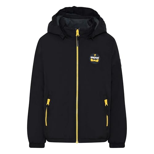 Kabooki LWJEBEL 601 Vinterjacke Jungen |Jacken für Jungen Größe: 116 | Farbe: Schwarz von Kabooki