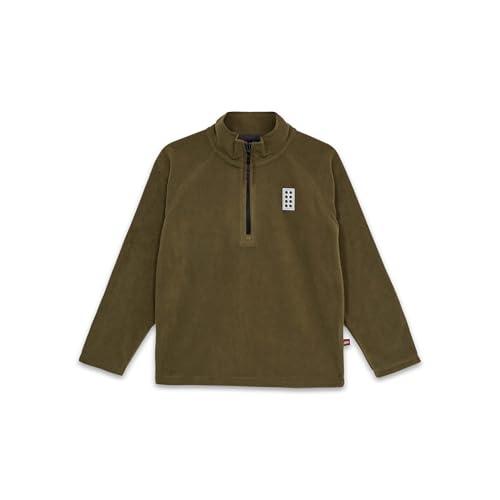 Lego LWSINCLAIR 702 Lego Fleece Pullover Für Kinder | Größe: 128 | Farbe: Dark Khaki von Kabooki