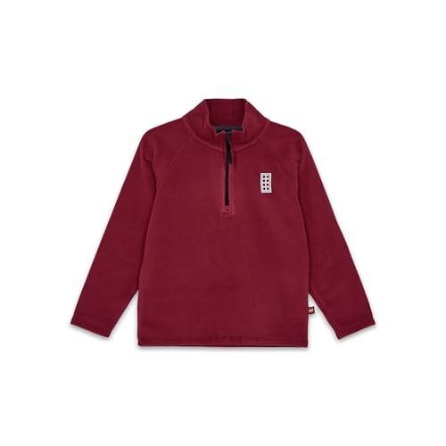 Kabooki LWSINCLAIR 702 Lego Fleece Pullover Für Kinder | Größe: 80 | Farbe: Dunkelrot von Kabooki