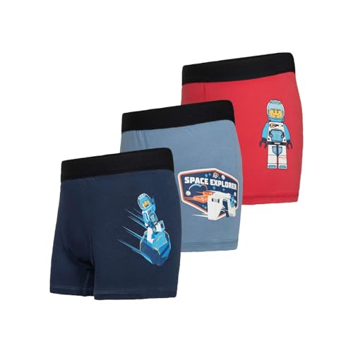 Kabooki Lego - LWAGAN 100-3-Pack Boxers - Dark Navy - 140/146 von Kabooki