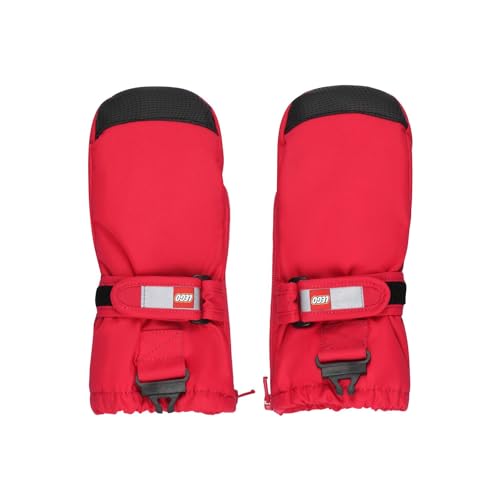 Kabooki Unisex LWARIPO 703-MITTENS W/MEM. Fäustlinge, Red, 86/92 von Kabooki