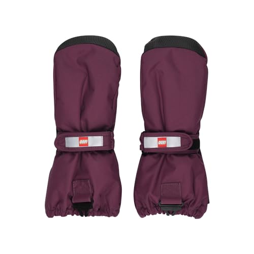 Kabooki Unisex LWATLIN 706-MITTENS W/MEM. Fäustlinge, Bordeaux, 158/164 von Kabooki