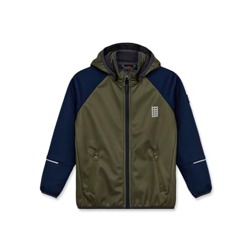 Kabooki Unisex LWSKY 764-SOFTSHELL Jacke, Dark Khaki, 140 von Kabooki