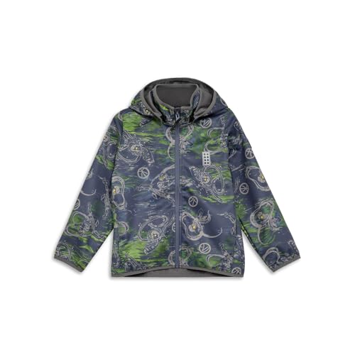 LEGO® NINJAGO LWSAKU 200 Softshelljacke Jungen – Wasserdicht & winddicht – Abnehmbare Kapuze – Atmungsaktiv mit reflektierenden Details von Kabooki