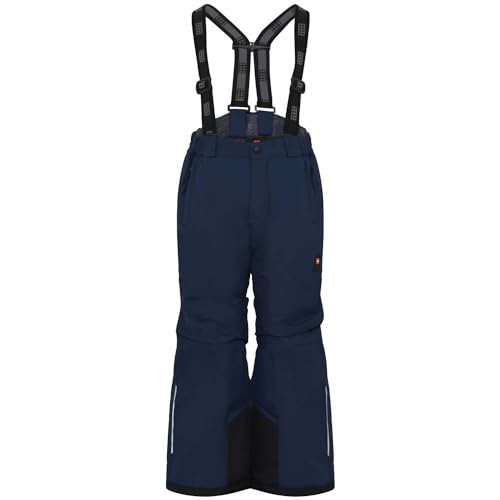 Lego Wear Unisex Lwpowai 708 Lego Tec Snow Trousers / Ski Trousers Play Schneehose, Dunkle Navy, 128 EU von Kabooki