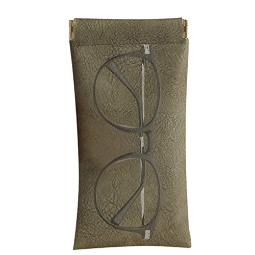 Wasserdichte Sonnenbrillentasche - Sonnenbrillen-Tragetasche,Brillentasche aus PVC-Leder mit weichem Flanellfutter und selbstrückstellender Öffnung Kacey von Kacey