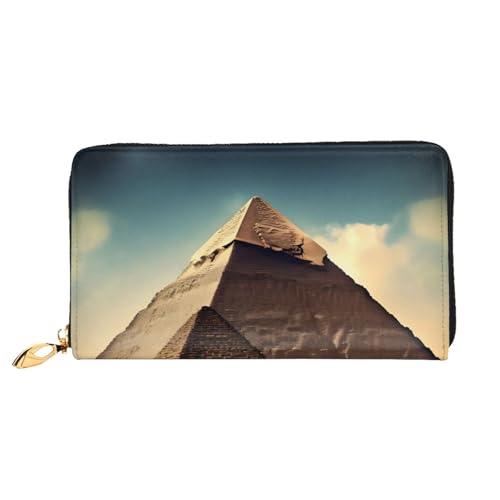 Dreaming of The Pyramids of Khufu Leather Wallet Fashionable Women's,Multiple Compartments for Cards and Cash Credit Cards, Schwarz , Einheitsgröße, Zeitgenössisch Dreaming of The Pyramids of Khufu Leather Wallet Fashionable Women's,Multiple Compartments for Cards and Cash Credit Cards, Schwarz , Einheitsgröße, Zeitgenössisch von KadUe