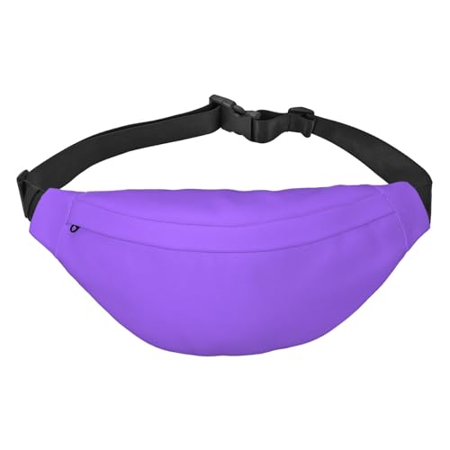 Einfarbig, goldfarben, geeignet für Sport, Laufen, Reisen, Outdoor-Bodypacks, Unisex, für Herren und Damen, Einfarbig, Hellviolett, Einheitsgröße, Fahrradrucksack von KadUe