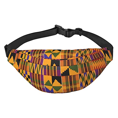 Gay Pride Regenbogen-Muster, geeignet für Sport, Laufen, Reisen, Outdoor-Bodypacks, Unisex, für Herren und Damen, Afrikanische Ethno-Textur, Einheitsgröße, Fahrradrucksack von KadUe
