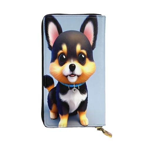 KadUe Card Love Fancy Puppy Geldbörse aus Leder, modische Damen, mehrere Fächer für Karten und Bargeld, Kreditkarten, Schwarz , Einheitsgröße, Zeitgenössisch KadUe Card Love Fancy Puppy Geldbörse aus Leder, modische Damen, mehrere Fächer für Karten und Bargeld, Kreditkarten, Schwarz , Einheitsgröße, Zeitgenössisch von KadUe