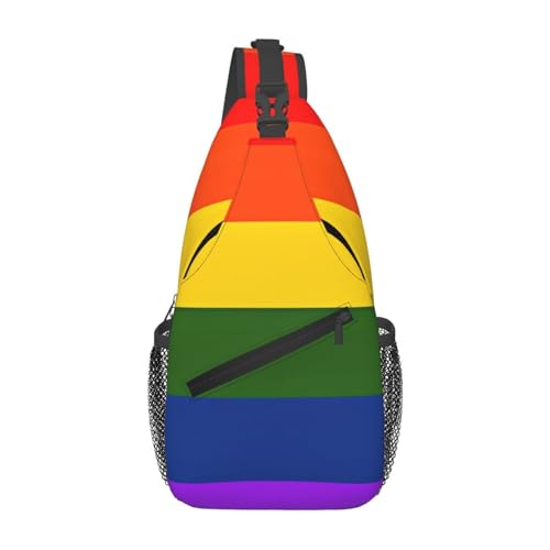 Sonnenblume geeignet für Sport, Laufen, Reisen, Outdoor-Taschen, Regenbogenflagge, Einheitsgröße, Retro-Stil von KadUe
