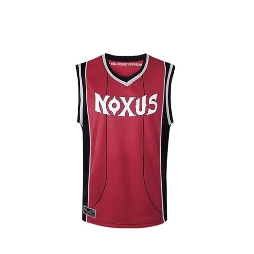 Slam Master Shohoku Sakuragi Schule Basketball Team Tops Shirt LOL League of Legends Noxus Weste Sport Lose Uniform Trikots, Noxus Trikots, M von Kader