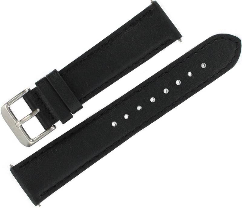 Kadloo Uhrband Ersatzband Leder Schwarz 20 mm Bandanstoss günstig kaufen Kadloo Uhrband Ersatzband Leder Schwarz 20 mm Bandanstoss günstig kaufen von Kadloo