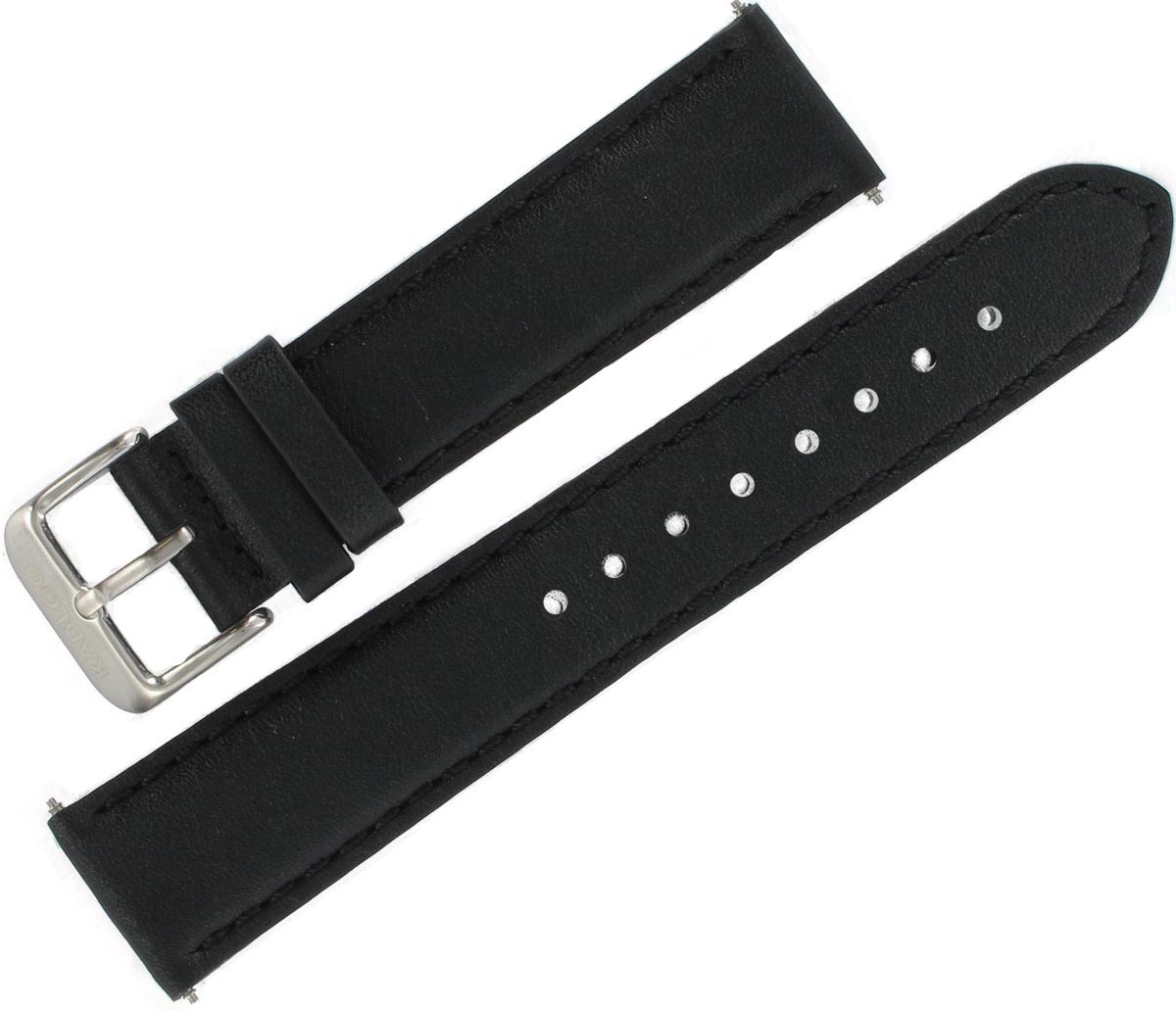 Kadloo Uhrband Ersatzband Leder Schwarz 22 mm Bandanstoss günstig kaufen Kadloo Uhrband Ersatzband Leder Schwarz 22 mm Bandanstoss günstig kaufen von Kadloo