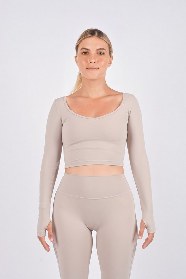 Kadoo Crop-Top Ocean Flow - Dune von Kadoo