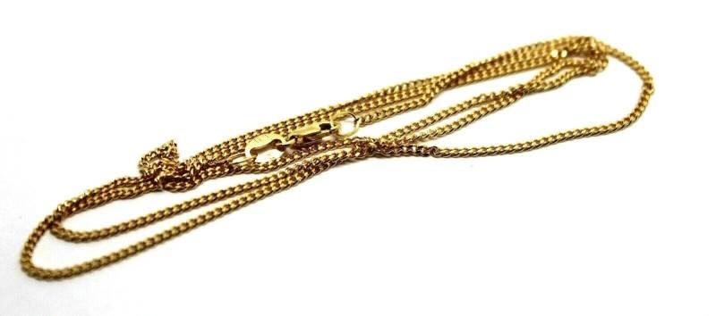 9Ct Gelbgold Bordüre Halskette 50cm 4.18Gms Gratis Express Post in Oz von KaedesignsJewellery