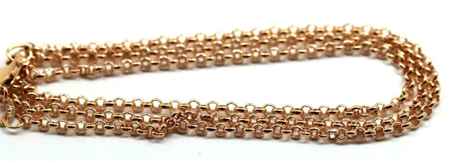 Echte 9Ct Rose Gold Belcher Kette Halskette 50cm 6 Gramm Free Express von KaedesignsJewellery