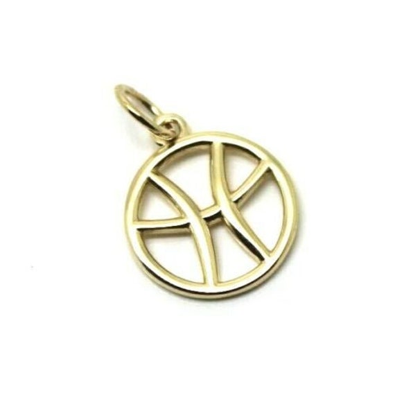 Echte Neue 9Ct 9K Gelb, Rose Oder Weiß Gold Modern Sternzeichen Anhänger von KaedesignsJewellery
