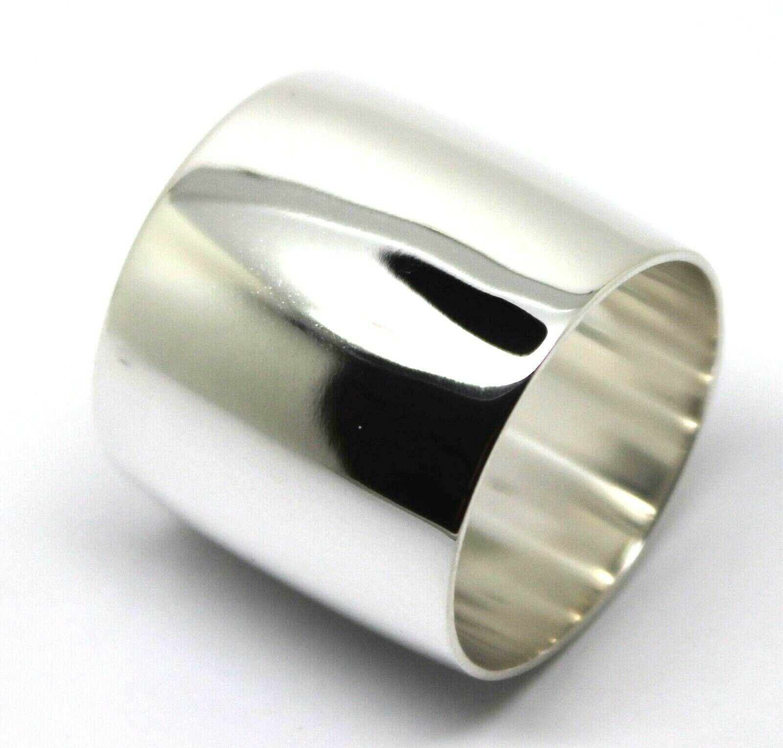 Echte Neue Größe P Sterling Silber Massiv 20mm Extra Breiter Band Ring von KaedesignsJewellery