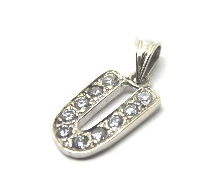 Echter 9Ct 9K Weißgold Initial U Anhänger Free Express Post in Oz von KaedesignsJewellery