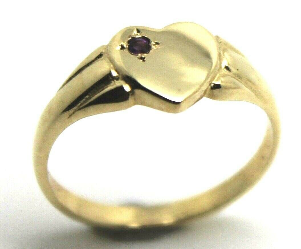 Größe J, 9 Karat Gelb-, Rosé - Oder Weißgold Amethyst Februar Geburtsstein Siegelring Größe J, 9 Karat Gelb-, Rosé - Oder Weißgold Amethyst Februar Geburtsstein Siegelring von KaedesignsJewellery