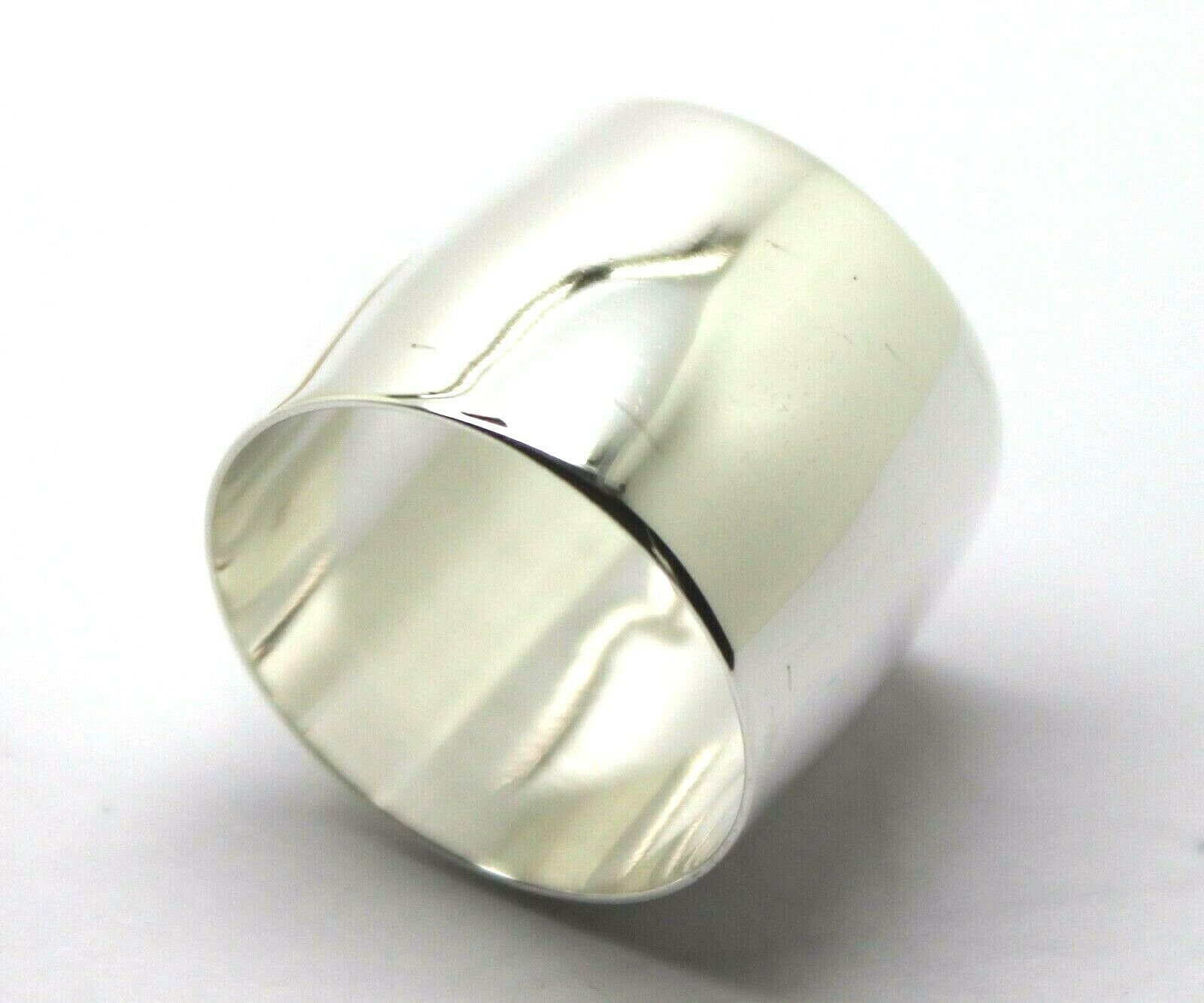 Größe P1/2 Sterling Silber Massiv 17mm Extra Breiter Bandring von KaedesignsJewellery