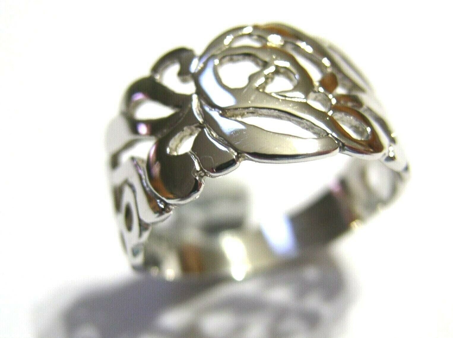 Kaedesigns, Sterling Silber 925 Breit Blume Filigran Ring 278 von KaedesignsJewellery