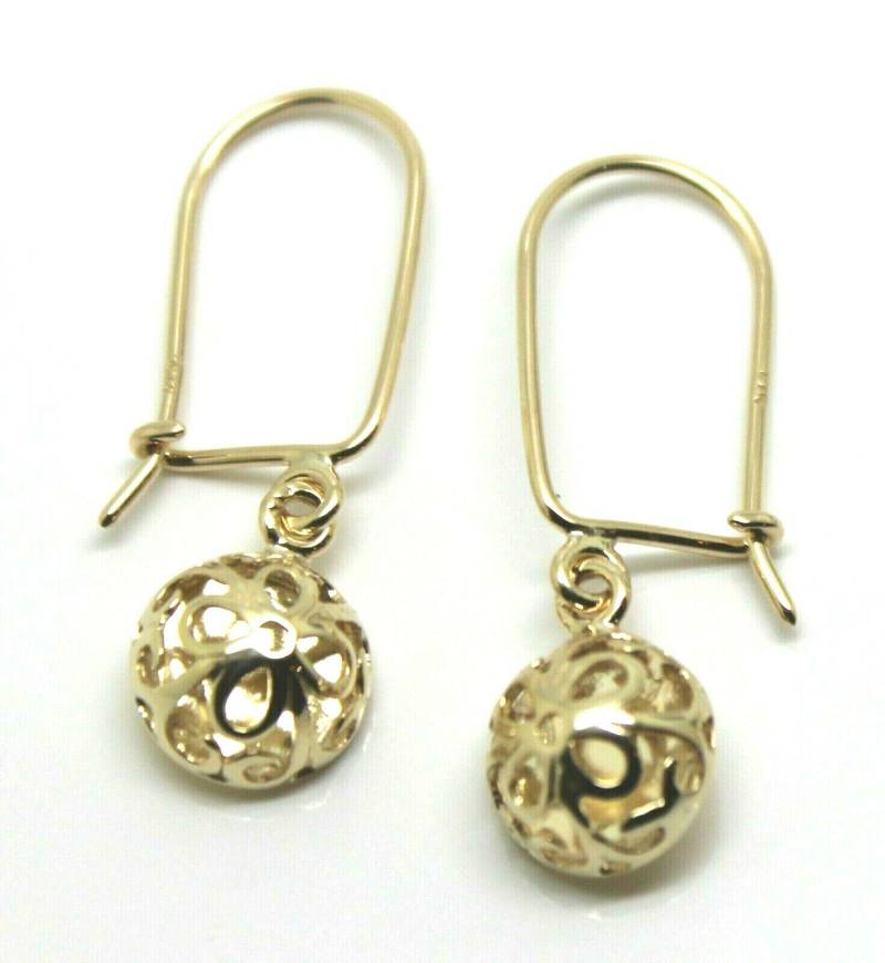 Kaedesigns Echte 9 Karat Gelb-, Rosé - Oder Weißgold 10 Mm Halbkugel Filigrane Ohrringe von KaedesignsJewellery