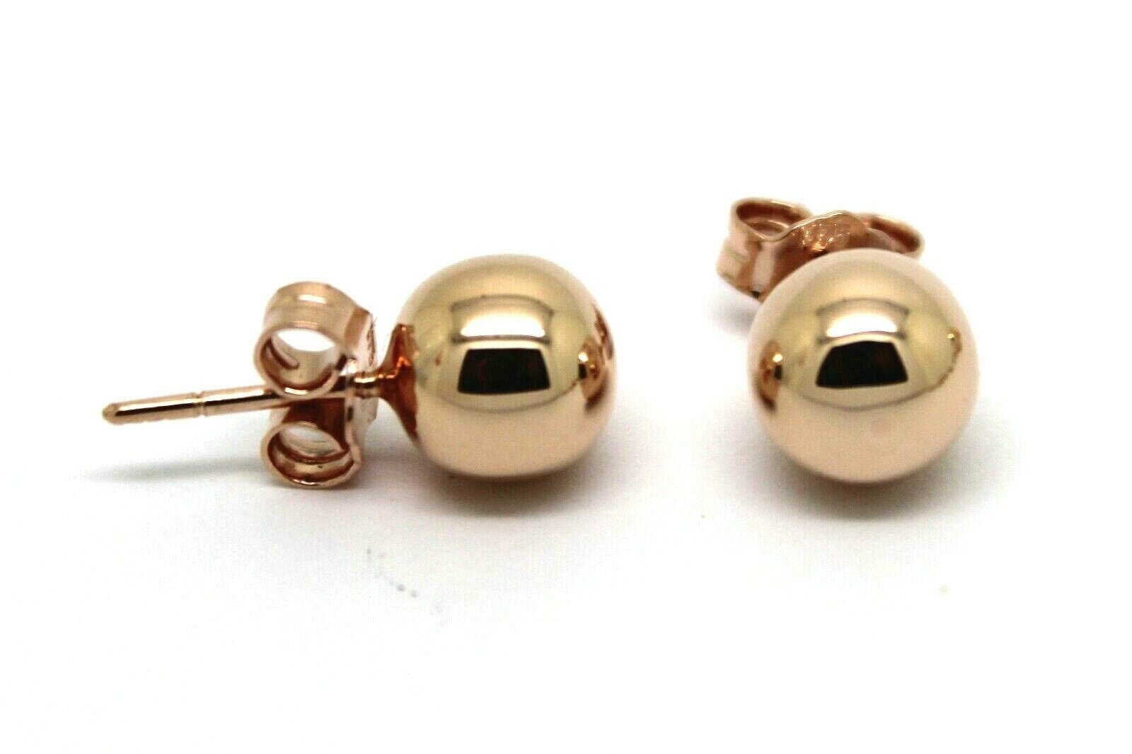 Kaedesigns Echte 9Ct 9K Massive Rosegold 8mm Ohrstecker Vollkugel Ohrringe von KaedesignsJewellery