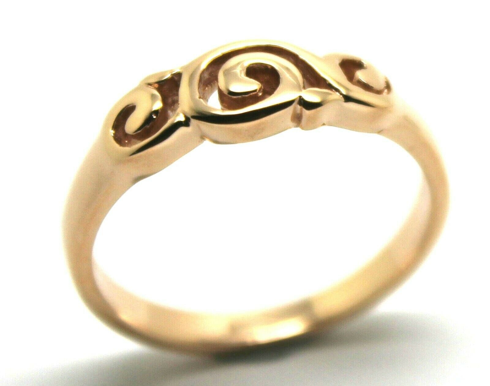 Kaedesigns Neuer 9Kt Gelb, Rosé - Oder Weißgold 375 Fancy Swirl Ring von KaedesignsJewellery