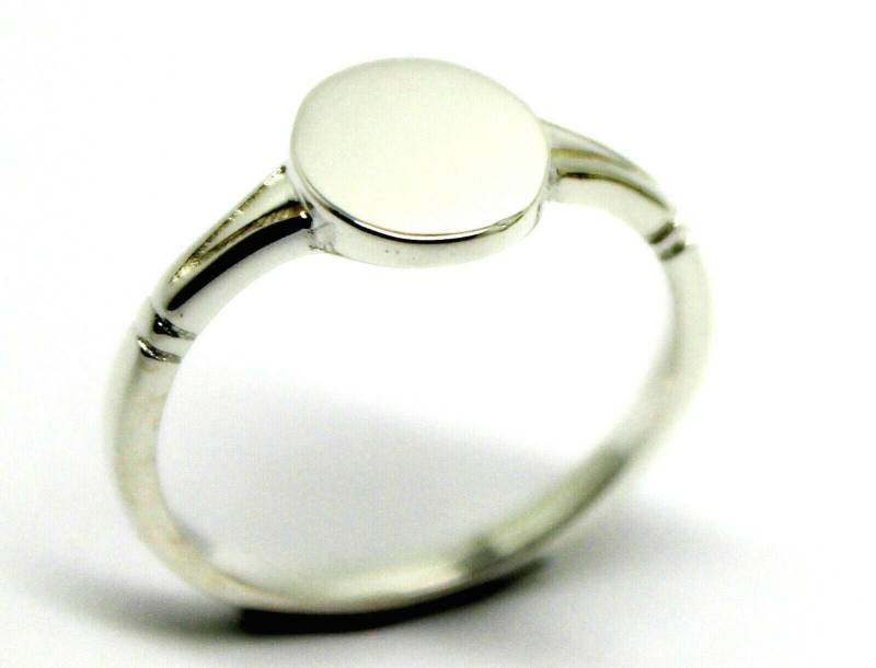 Kaedesigns Neue Größe R Massive Sterling Silber 925 Oval Signet Ring von KaedesignsJewellery