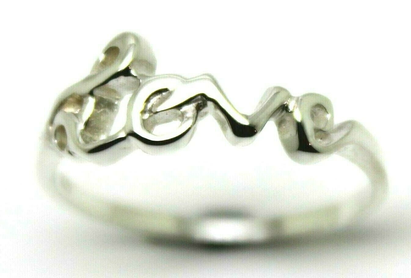 Kaedesigns Neuer Massiver 9Ct 9K Gelb, Rose Oder Weißgold Liebe Initial Ring von KaedesignsJewellery