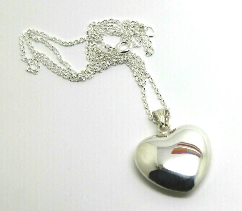 Kaedesigns Sterling Silber Bubble Herz Anhänger + 55cm Halskette von KaedesignsJewellery