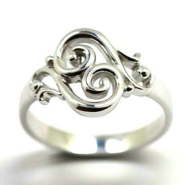 Kaedesigns Sterling Silber Voll Filigraner Swirl Ring - Wähle Deine Größe von KaedesignsJewellery