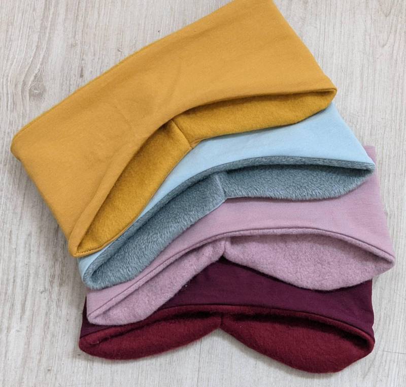 Winterstirnband Ohrenschützer Stirnband Mit Ohrenschutz Damen Mädchen Kinder Haarband Größe 42-56cm Versch. Farben Warm von KaeferMari