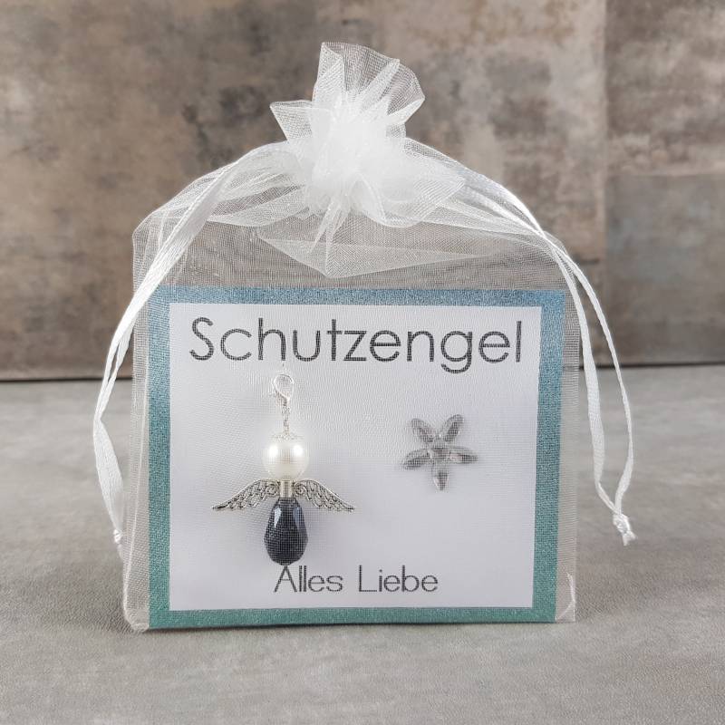 Schutzengel Schlüsselanhänger - Alles Liebe Geschenk/Aufmerksamkeit Dankeschön Geburtstagsgeschenk Silvester Neujahr von KaehnDesign