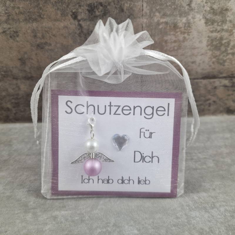 Schutzengel Schlüsselanhänger Für Dich - Ich Hab Dich Lieb Geschenk Glücksbringer Geburtstagsgeschenk Geschenkidee Weihnachtsgeschenk von KaehnDesign