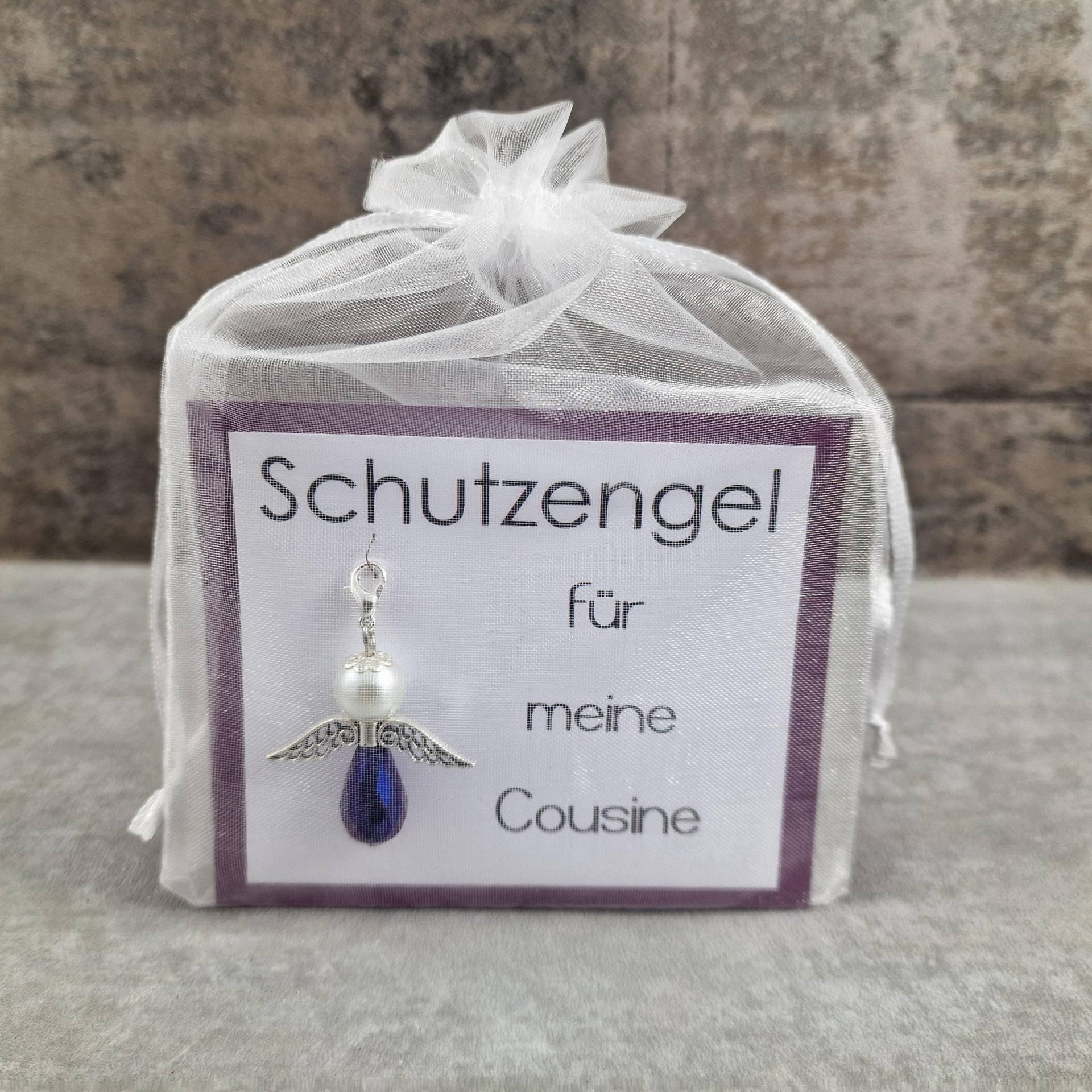 Schutzengel Schlüsselanhänger Für Meine Cousine - Geschenk Geburtstag Glücksbringer von KaehnDesign