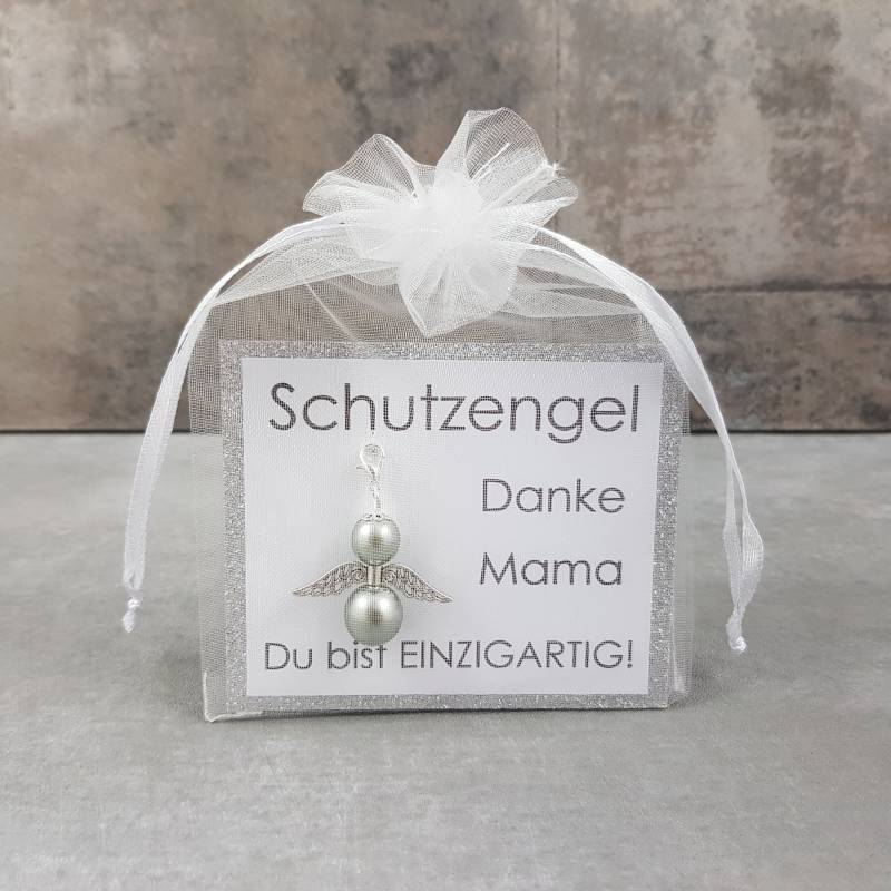Schutzengel Schlüsselanhänger Geschenk Für Die Beste Mama Einzigartig Glücksbringer Engel Muttertagsgeschenk Dankeskarte Geburtstagsgeschenk von KaehnDesign