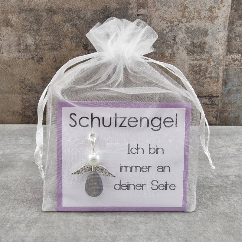 Schutzengel Schlüsselanhänger Geschenk - Ich Bin Immer An Deiner Seite Glücksbringer Geburtstagsgeschenk Mutmacher Geschenkidee von KaehnDesign