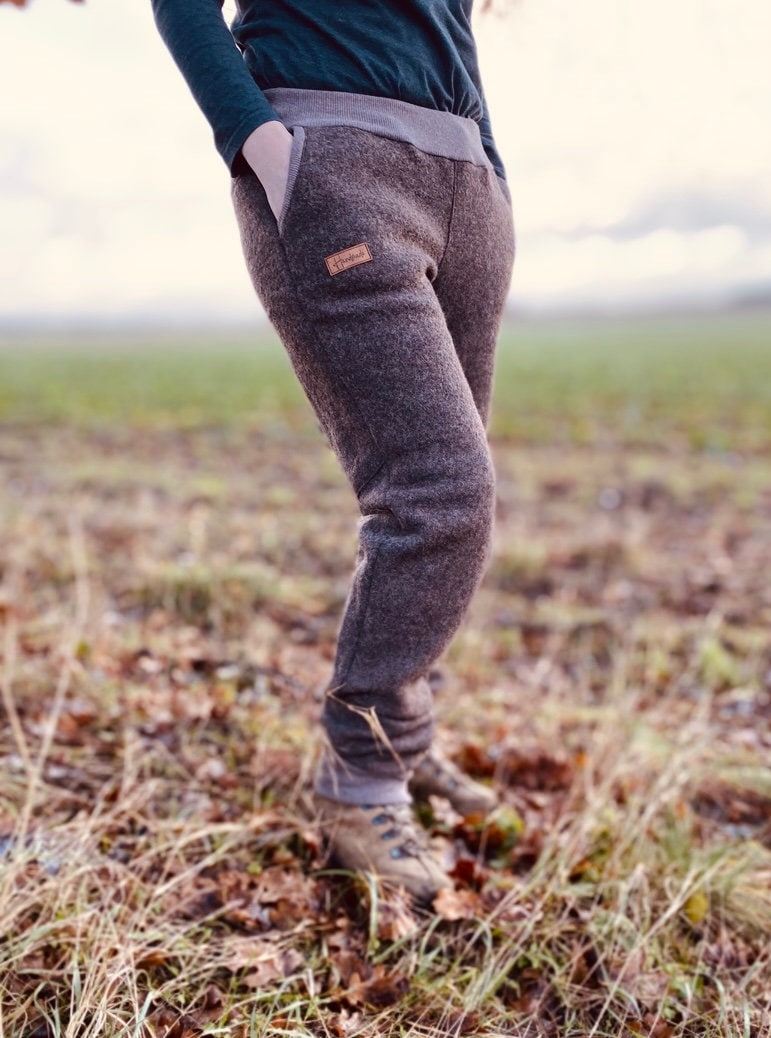 Walkhose Outdoorhose Wollhose Damen von Kaengruinkinder