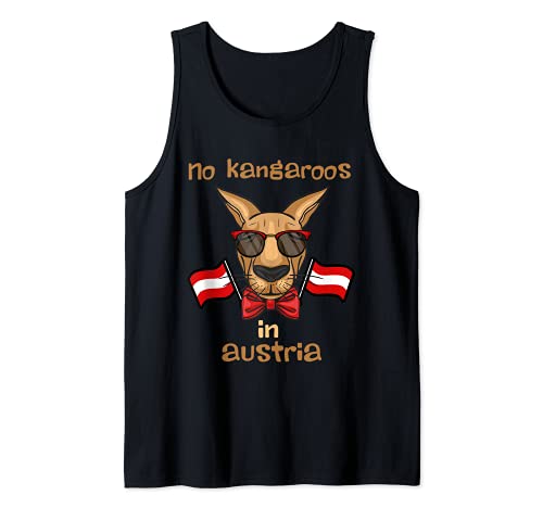 no kangaroos in austria österreich Känguru lustig Australien Tank Top no kangaroos in austria österreich Känguru lustig Australien Tank Top von Känguru Kangaroo australien austria